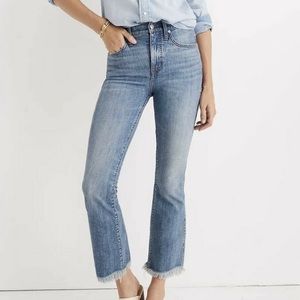 Madewell Cali Demi Boot Jeans Size 27 Petite